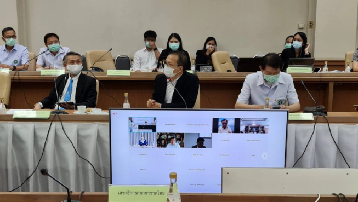 "อนุทิน" กักตัว ประชุมคอนเฟอเรนซ์ติดตามกรณีตลาดกุ้ง 