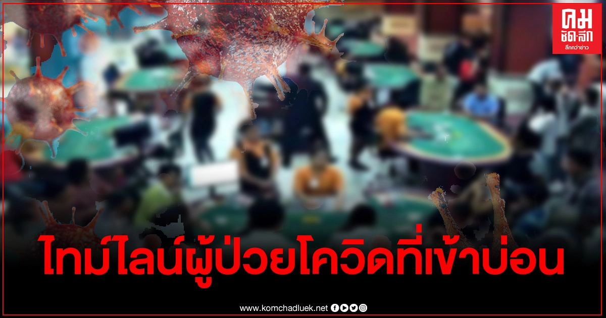 เผยไทม์ไลน์ ผู้ป่วยโควิด19จ.ตราด-จันทบุรี ที่เข้าบ่อนการพนัน เช็กเลยอยู่ในพื้นที่ไหนบ้าง เผยไทม์ไลน์ ผู้ป่วยโควิด19จ.ตราด-จันทบุรี ที่เข้าบ่อนการพนัน เช็กเลยอยู่ในพื้นที่ไหนบ้าง