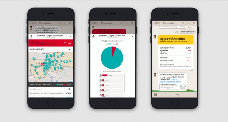 "สบายดี" แชทบอต ตัวช่วยจดบันทึกสุขภาพออนไลน์ 