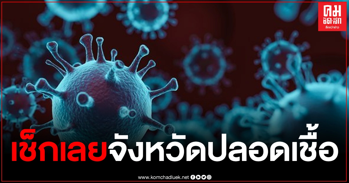 เช็กด่วน รายชื่อ 20 จังหวัด ไร้ผู้ติดเชื้อโควิด-19