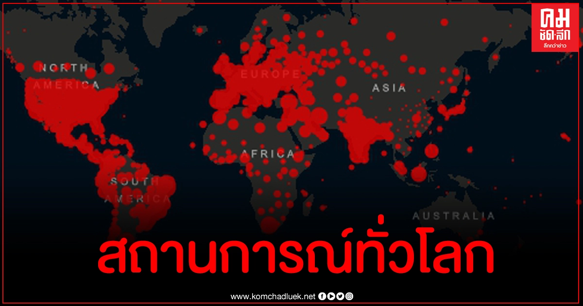 ยอดดับจากโควิด-19 ทั่วโลกทะลุ 15,000 รายเป็นวันที่ 3 