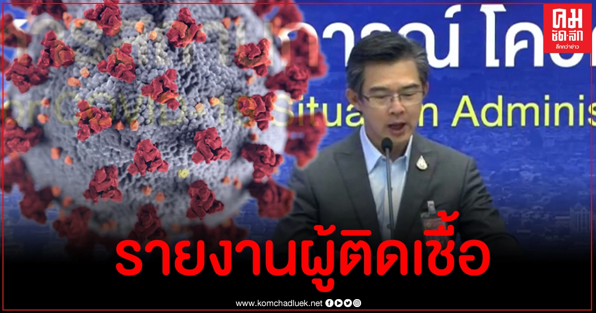 ด่วน ไทยพบผู้ติดเชื้อโควิด-19 เพิ่ม 188 ราย สะสม 11,450 ราย