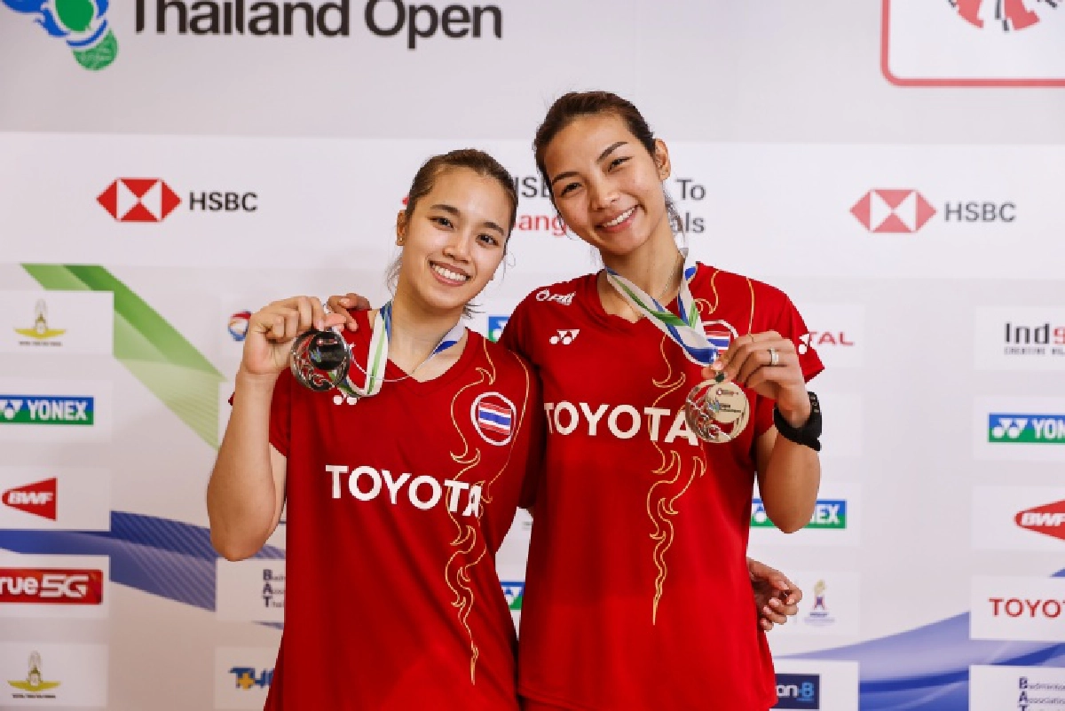 "บาส-ปอป้อ"ซิวคู่ผสมโยเน็กซ์ ไทยแลนด์ โอเพ่น-"กิ๊ฟ/วิว" จบรองแชมป์หญิงคู่