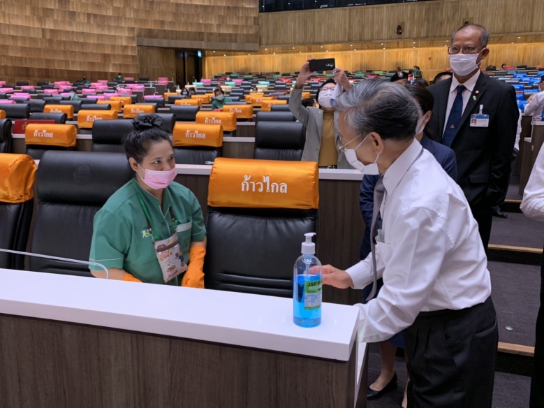 สภาฯยกระดับคุมโควิด–19เข้มข้น ส.ส. 5 จังหวัดควบคุมสูงสุด ต้องแสดงผลตรวจ โควิด-19