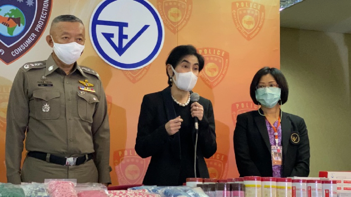 บุกจับ "อาหารเสริม-ฟิลเลอร์" เถื่อน