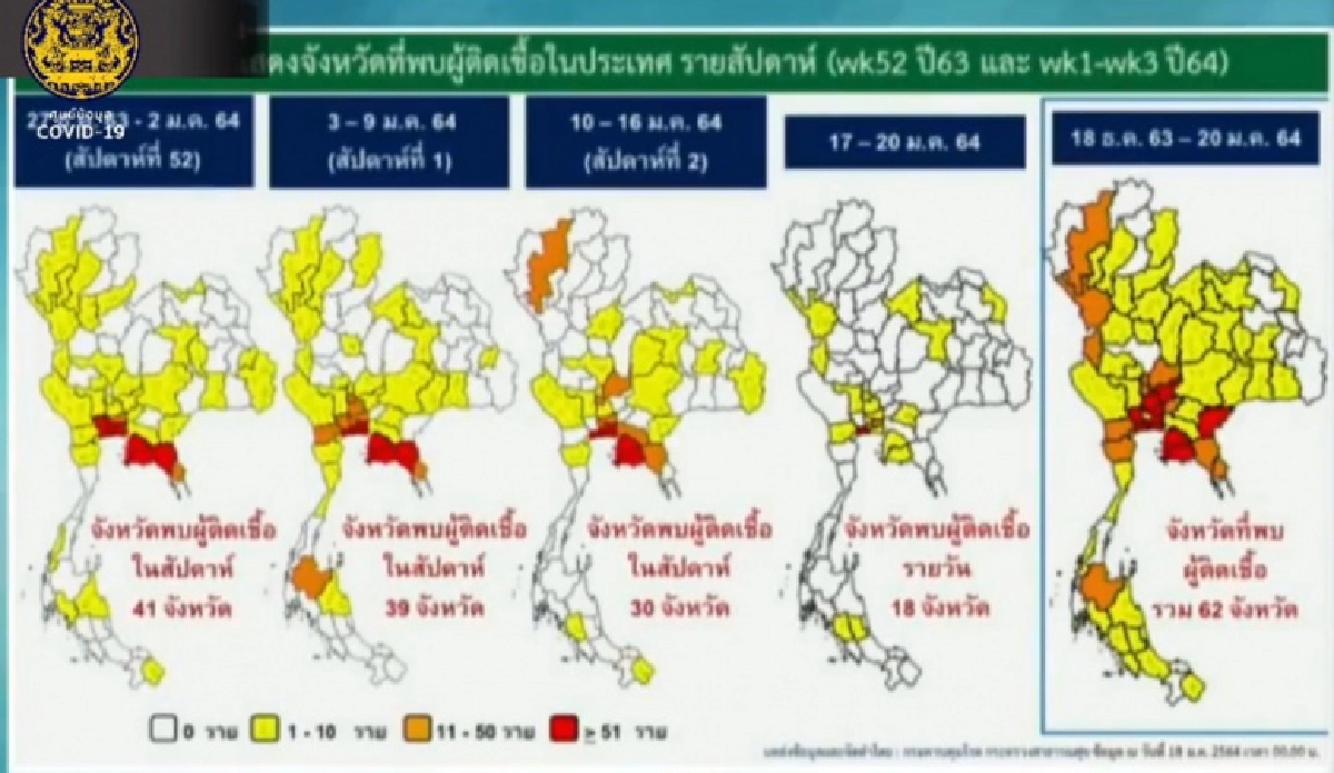 มีจังหวัดไหนบ้าง เช็กเลย รายชื่อ 15 จังหวัด ยังคงปลอดเชื้อโควิด-19