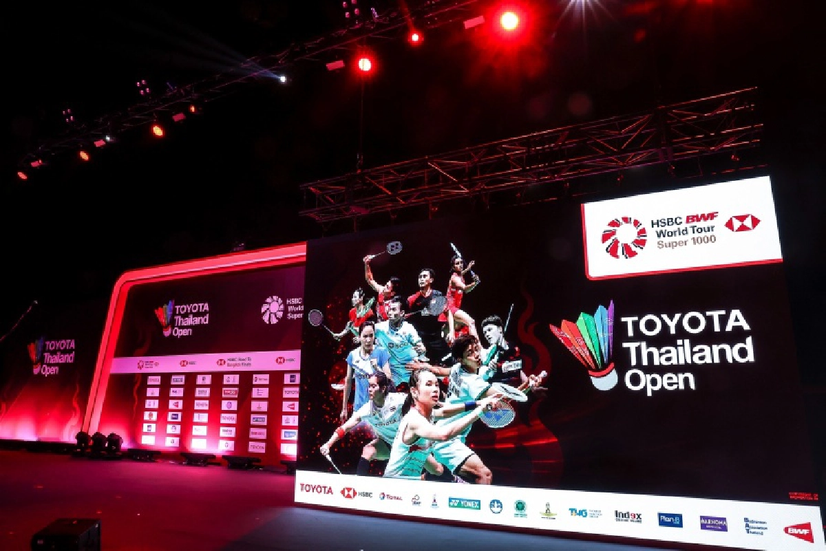 คุณหญิงปัทมาฯชมนักแบดมินตันไทย โชว์ฟอร์มหวด "โตโยต้า ไทยแลนด์ โอเพ่น"