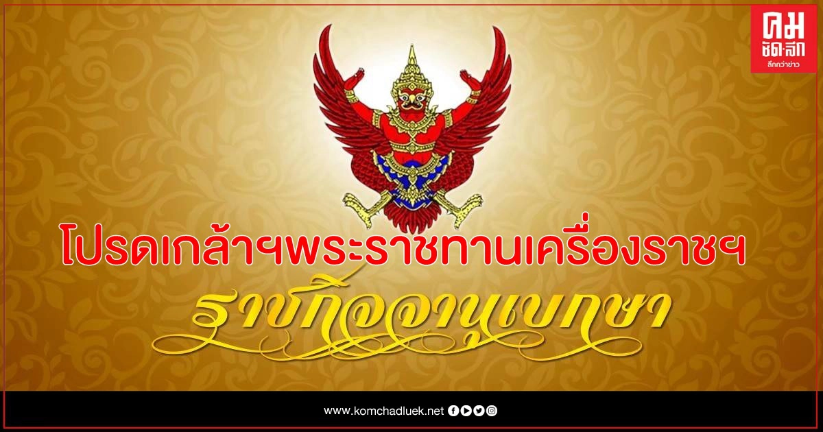 โปรดเกล้าฯ พระราชทานเครื่องราชฯ 31,268 ราย   ธรรมนัส-ศักดิ์สยาม -พิพัฒน์ -อุตตม -ธนกร ได้ด้วย