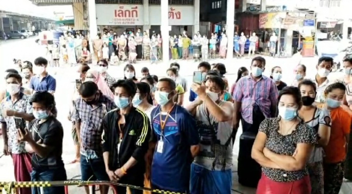เอกอัครราชทูตเมียนมาฯ มอบของและเยี่ยมเยียนสร้างขวัญกำลังใจแรงงานข้ามชาติ