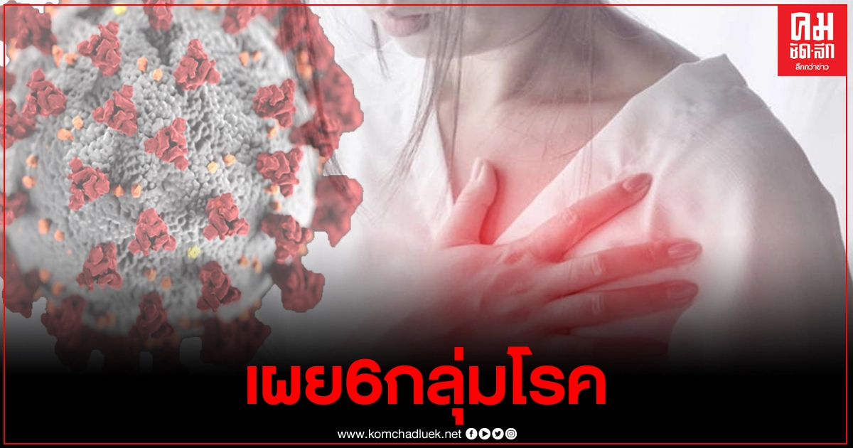 เผย6กลุ่มโรค หากติดเชื้อโควิด19 เสี่ยงอาการรุนแรงมากกว่าปกติ
