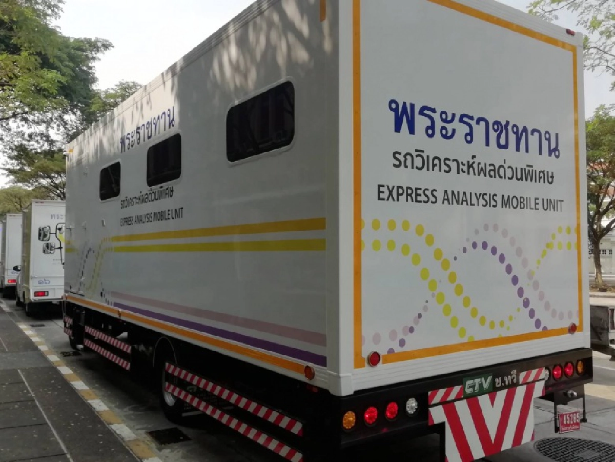 สธ.ส่งรถวิเคราะห์ผลด่วนพิเศษพระราชทาน เสริมกำลังค้นหาผู้ติดเชื้อสมุทรสาคร รู้ผลเร็วใน 3 ชม.