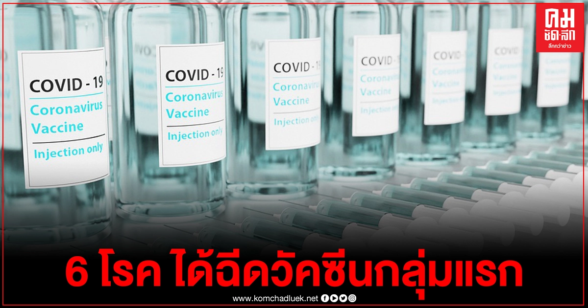 เปิด 6 โรคประจำตัว เตรียมตัวฉีดวัคซีนโควิด-19 เป็นกลุ่มแรก เปิด 6 โรคประจำตัว เตรียมตัวฉีดวัคซีนโควิด-19 เป็นกลุ่มแรก