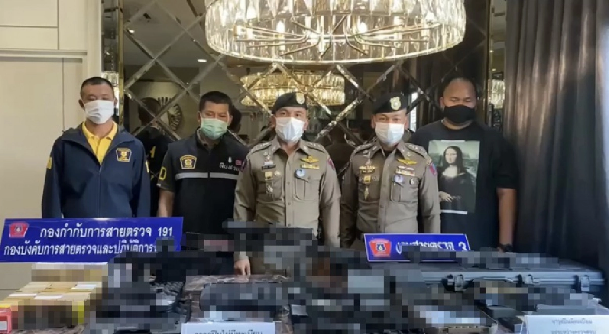 191 บุกคลังปืนปากเกร็ด ลอบค้าปืนออนไลน์ 