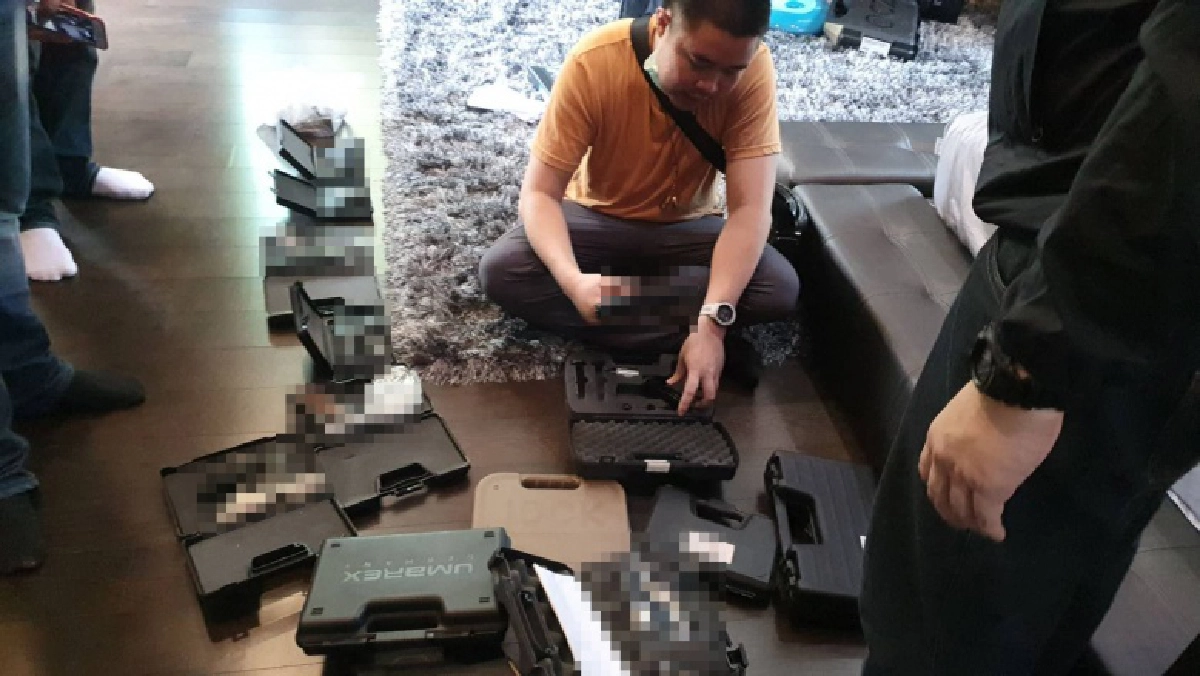 191 บุกคลังปืนปากเกร็ด ลอบค้าปืนออนไลน์ 