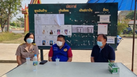"ปลัดจังหวัดสุพรรณบุรี" ตรวจเยี่ยมการเลือกตั้งนายกอบจ.และสมาชิกสภา.อบจ.