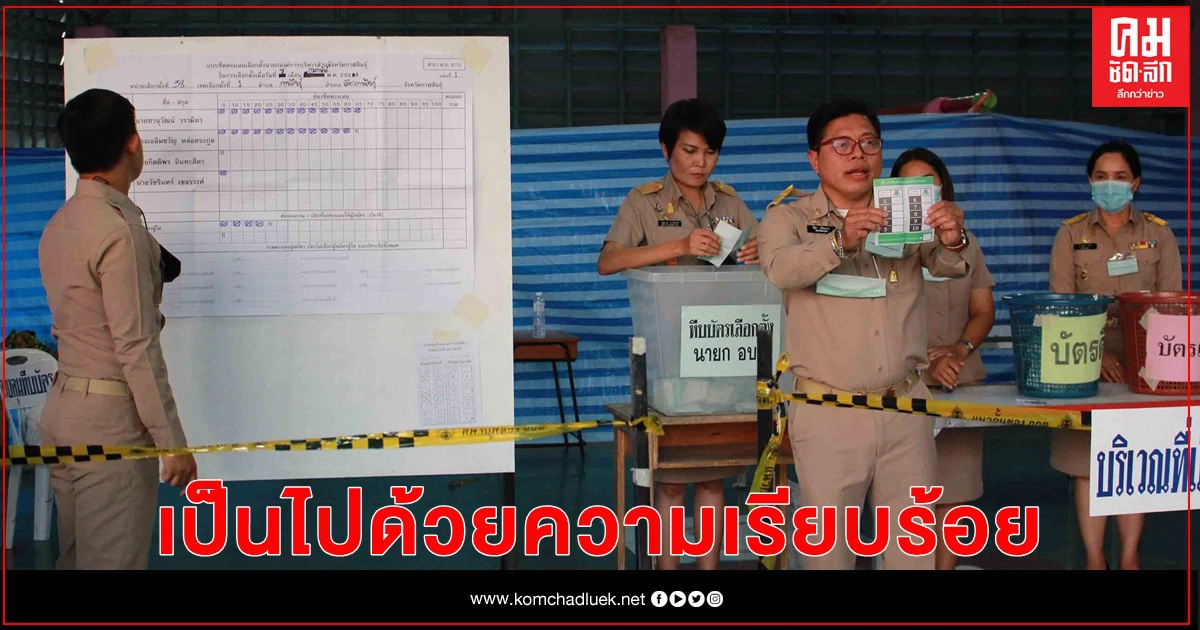ผลการนับคะแนนเลือกตั้งนายก อบจ.กาฬสินธุ์ใหม่ เฉพาะหน่วยเรียบร้อย ผลการนับคะแนนเลือกตั้งนายก อบจ.กาฬสินธุ์ใหม่ เฉพาะหน่วยเรียบร้อย
