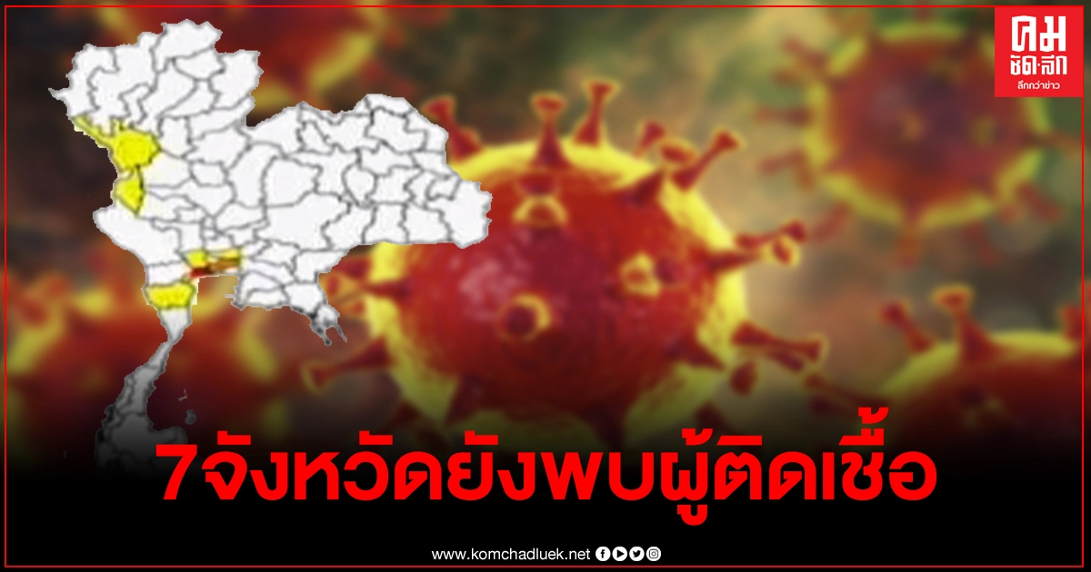 ศบค.เผยรายชื่อล่าสุด 7 จังหวัด ยังพบผู้ติดเชื้อโควิด-19 ศบค.เผยรายชื่อล่าสุด 7 จังหวัด ยังพบผู้ติดเชื้อโควิด-19