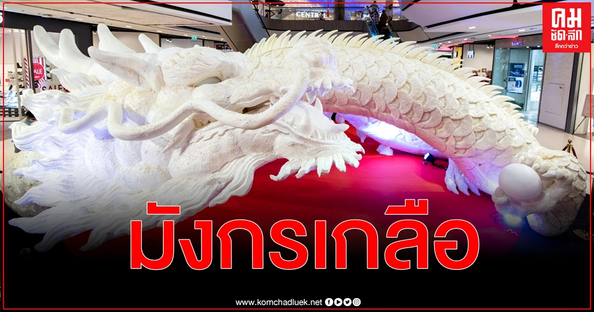 แห่งแรกในไทย ประติมากรรมมังกรเกลือ สุดอลังการฉลองตรุษจีนโคราช แห่งแรกในไทย ประติมากรรมมังกรเกลือ สุดอลังการฉลองตรุษจีนโคราช