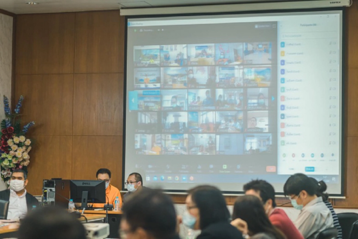 ส.ป.ก. ประชุมทางไกลออนไลน์ (Web Conference) ติดตามงานตามแผนงาน กิจกรรมจัดที่ดิน ปีงบประมาณ พ.ศ. 2564