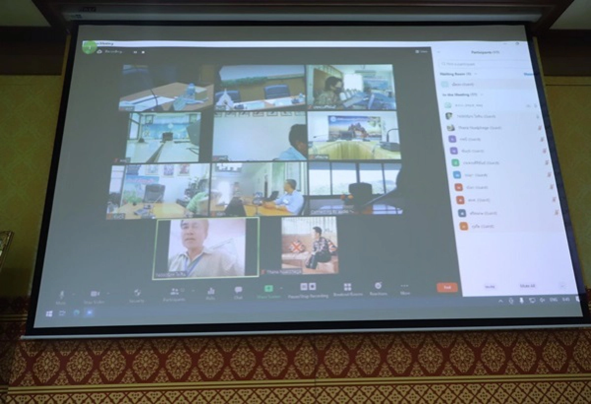 ส.ป.ก.ประชุมคณะทำงานติดตามการดำเนินโครงการแนวเขตที่ดินของรัฐ แบบบูรณาการ (One Map)ครั้งที่ 1/2564