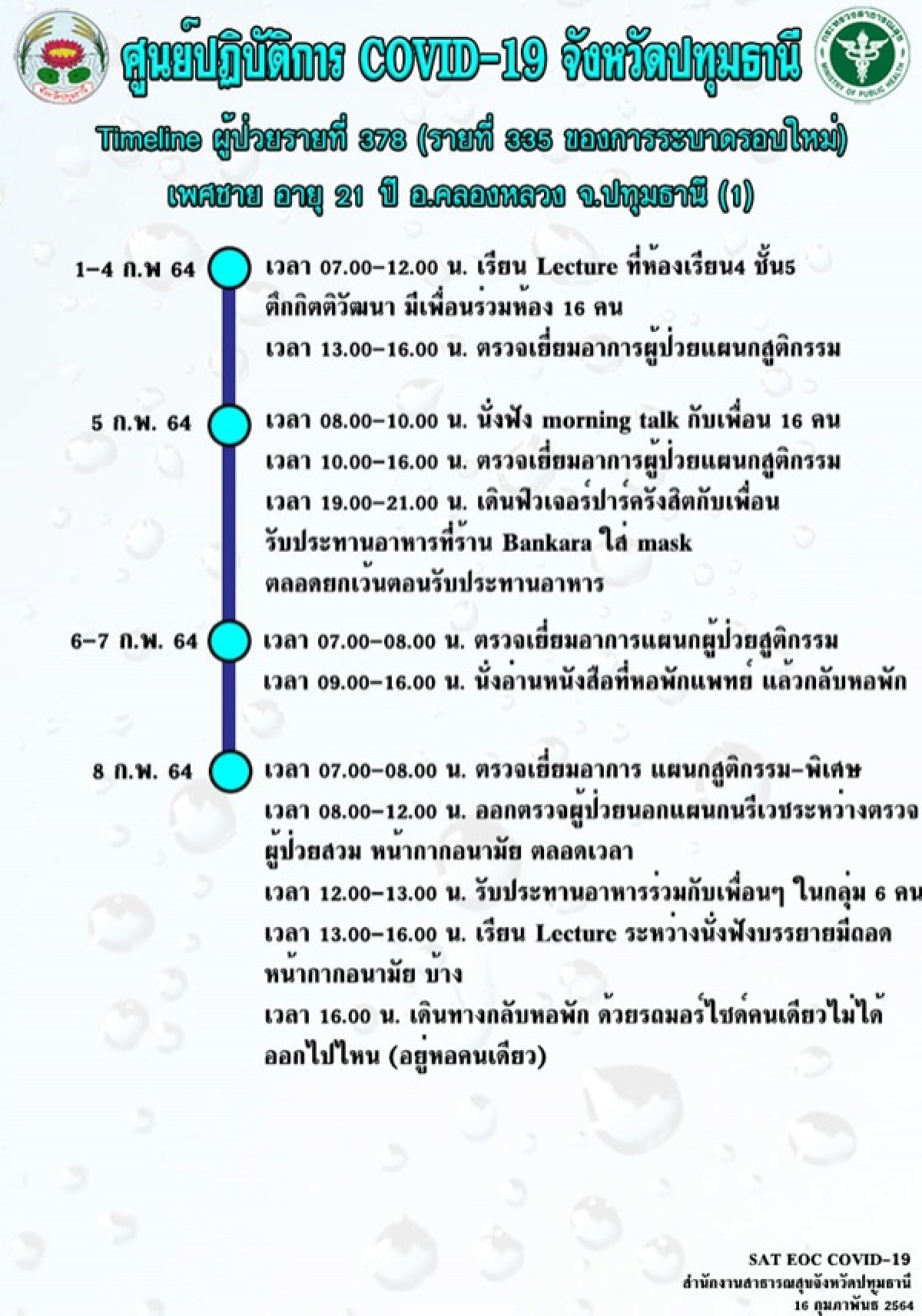โควิด-19, ข่าว, ข่าววันนี้, คมชัดลึก, ปทุมธานี, นักศึกษาแพทย์