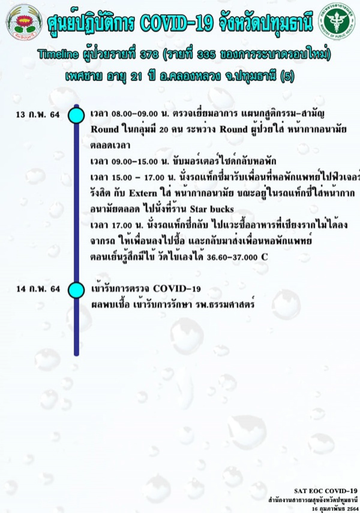 โควิด-19, ข่าว, ข่าววันนี้, คมชัดลึก, ปทุมธานี, นักศึกษาแพทย์