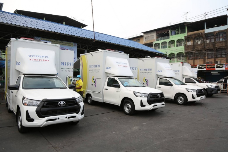 "อนุทิน" ลงพื้นที่ตลาด จ.ปทุมธานี ติดตามการควบคุมโควิด 19