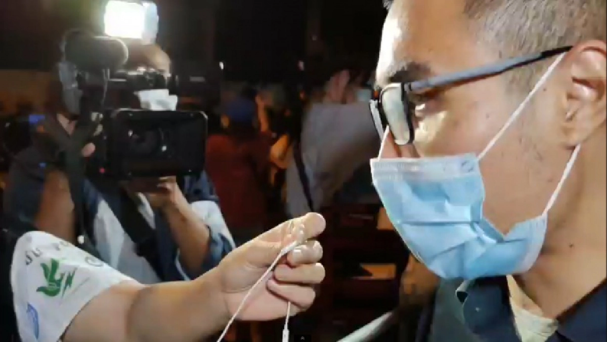 'โตโต้' หวั่นม็อบเฟสไม่ปลอดภัย หลังกระบะกลุ่มปกป้องสถาบันฯโผล่