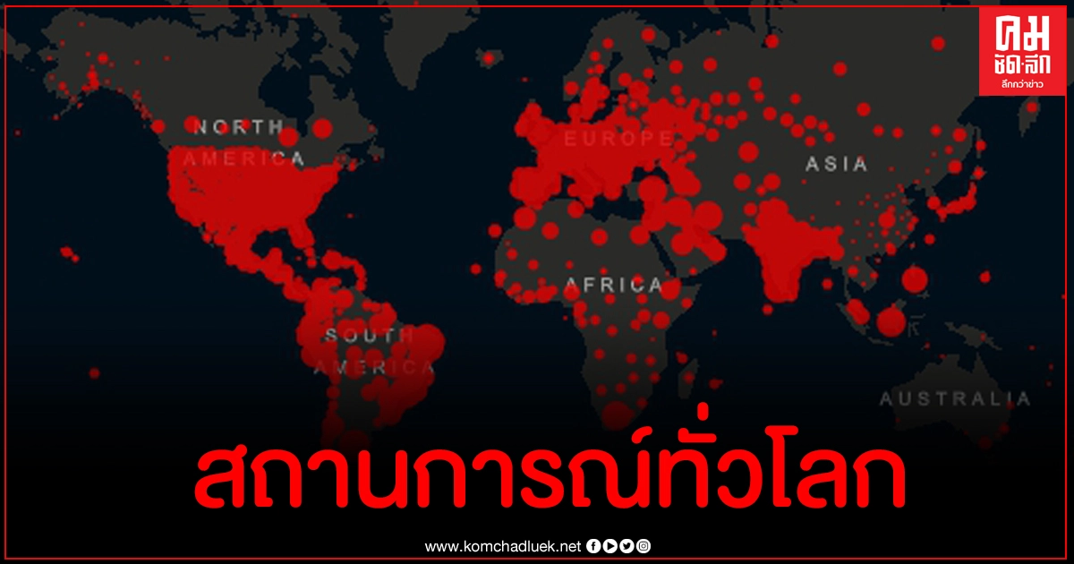 ตัวเลขยอดดับจากโควิด-19 ต่อวันสูงสุด 5 อันดับแรก