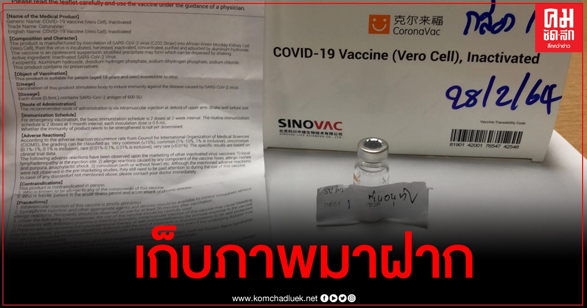 เลขาธิการแพทยสภาตอบข้อสงสัยวัคซีนโควิดของจริงหรือไม่ พร้อมรีวิวการฉีดละเอียดยิบ เลขาธิการแพทยสภาตอบข้อสงสัยวัคซีนโควิดของจริงหรือไม่ พร้อมรีวิวการฉีดละเอียดยิบ