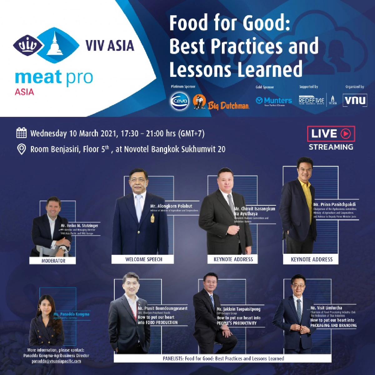 เปิดเวที Dinner Talk "Food for Good: Best Practices and Lessons Learned"