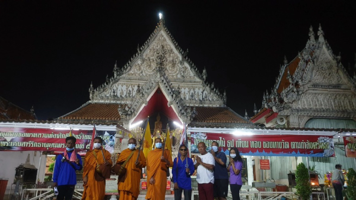  "ธุดงค์ธรรมยาตรา" 5 วัน ยอดบริจาคกว่า 1.7 แสนบาท เป้าหมาย"ชะอำ" สู่ประตูภาคใต้