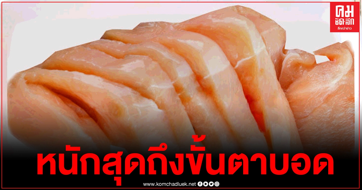 กรมอนามัยเตือน "ซาซิมิอกไก่ดิบ" อันตราย เสี่ยงติดเชื้อในลำไส้ กรมอนามัยเตือน "ซาซิมิอกไก่ดิบ" อันตราย เสี่ยงติดเชื้อในลำไส้