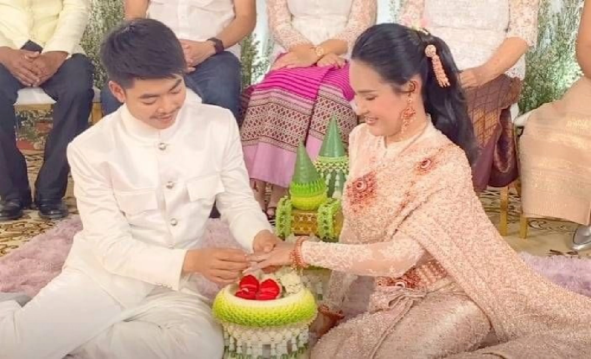 สมหวัง "เจ้เปีย" ตำยำนมระเบิด เมืองเพชร ควงแฟนหนุ่มเข้าประตูวิวาห์ ชายแต่งชาย