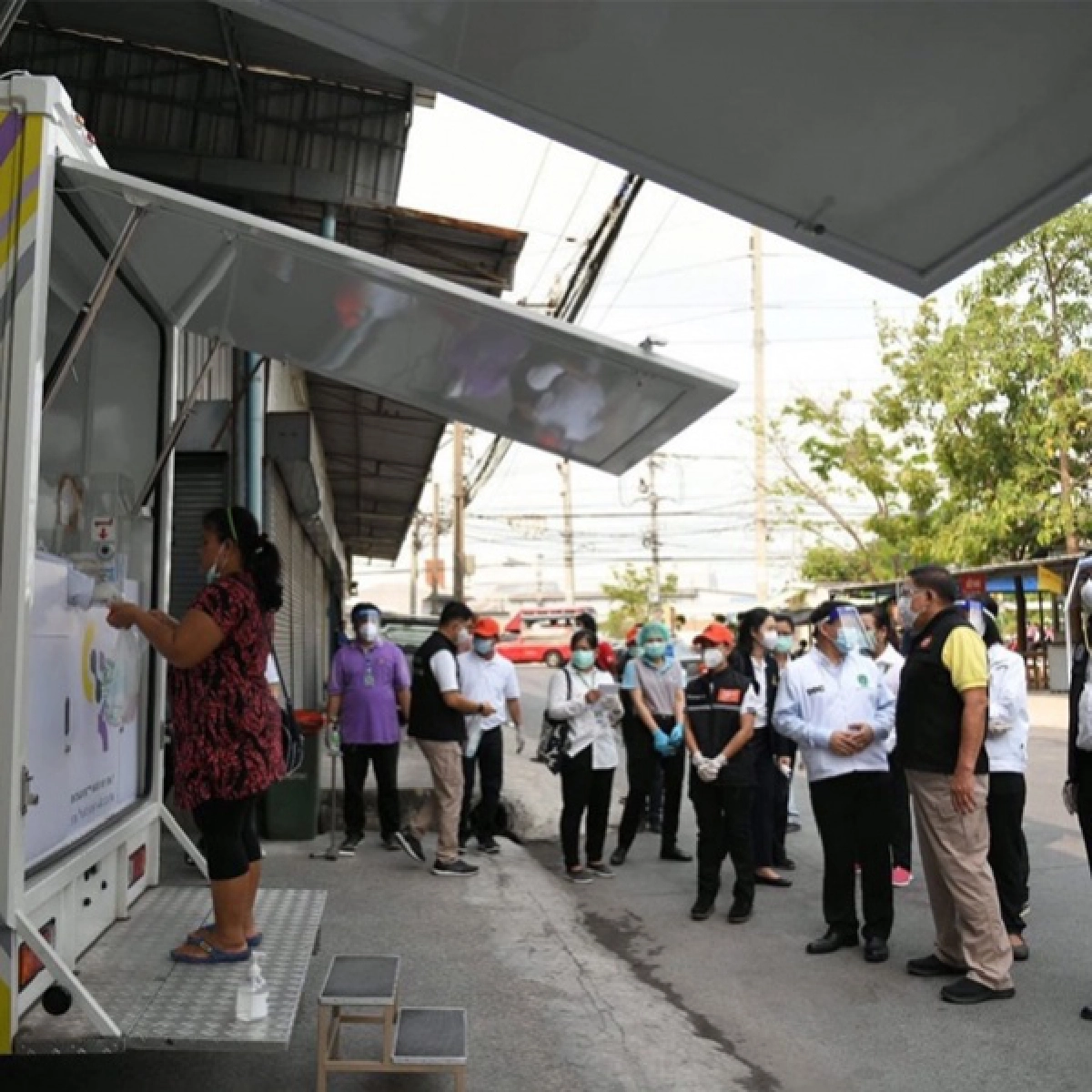 โควิด-19, ตลาดบางแค