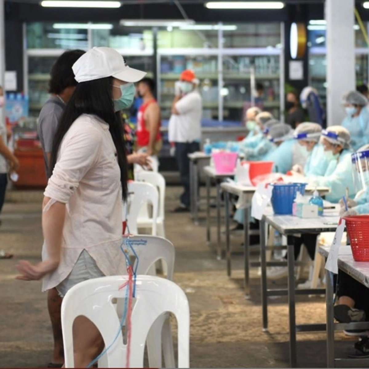 โควิด-19, ตลาดบางแค
