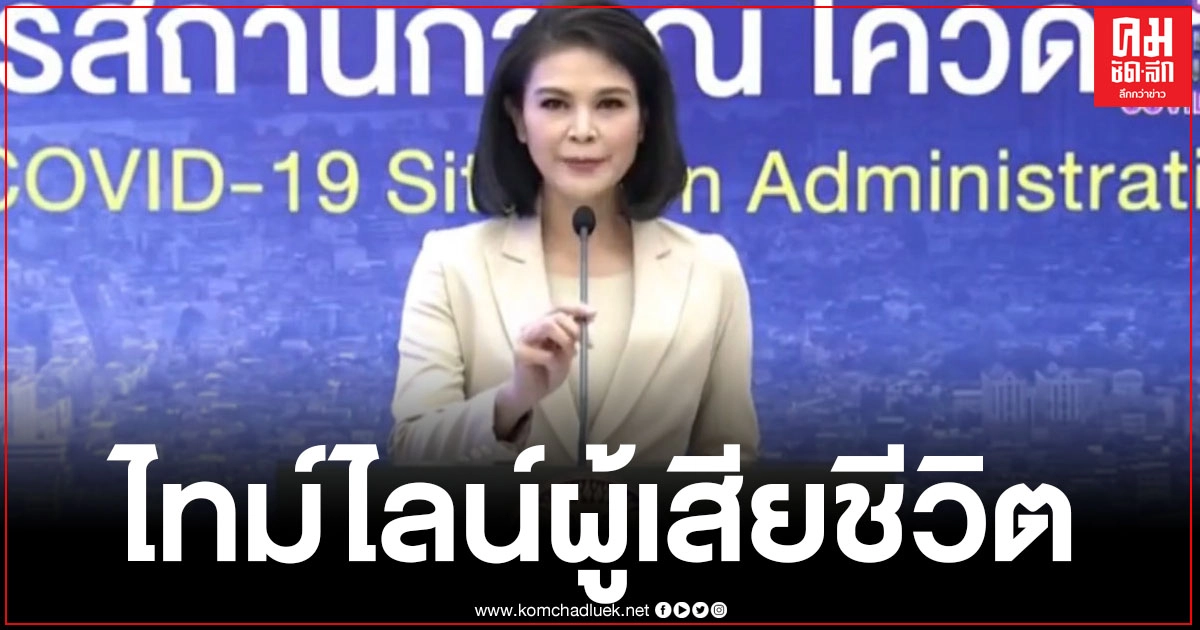 เปิดไทม์ไลน์ผู้เสียชีวิตวันนี้ 1 ราย ตั้งข้อสงสัย หลังไม่พบคนในครอบครัวติดเชื้อ เปิดไทม์ไลน์ผู้เสียชีวิตวันนี้ 1 ราย ตั้งข้อสงสัย หลังไม่พบคนในครอบครัวติดเชื้อ
