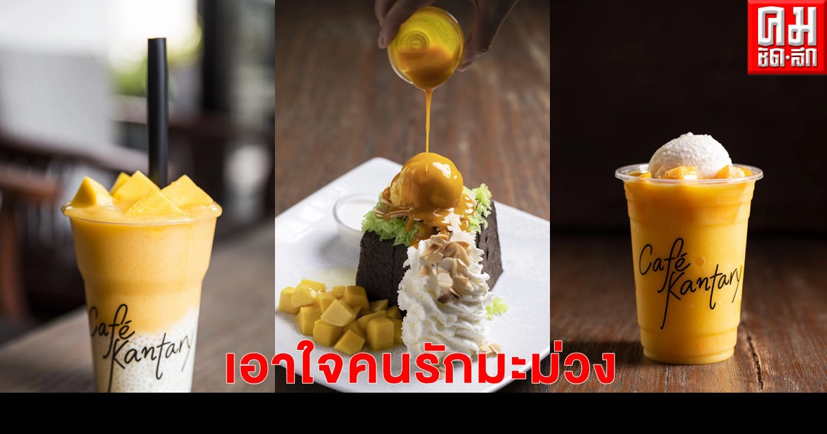 คาเฟ่ แคนทารี" เอาใจคนรักมะม่วง ฟินเว่อร์กับความอร่อย.....ต้อนรับซัมเมอร์ คาเฟ่ แคนทารี" เอาใจคนรักมะม่วง ฟินเว่อร์กับความอร่อย.....ต้อนรับซัมเมอร์