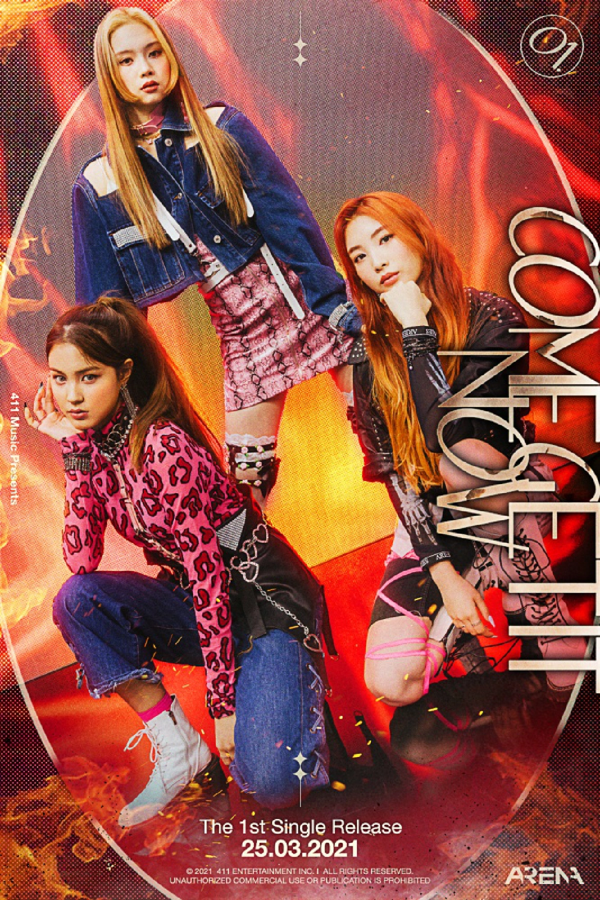 AR3NA พร้อมปล่อยซิงเกิ้ลแรก COME GET IT NOW 25 มี.ค.นี้