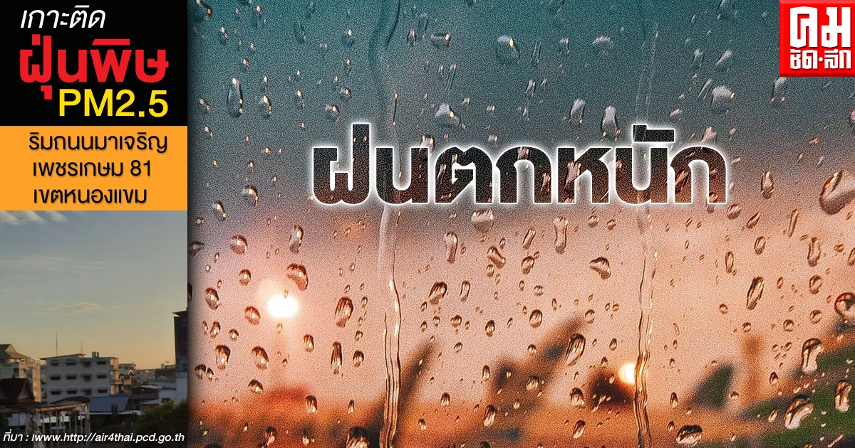 พยากรณ์อากาศวันนี้ ร้อนสูงสุด 38 องศาฯ ฝนฟ้าคะนอง ฝนตกหนัก คลื่นสูง 2 ม. พยากรณ์อากาศวันนี้ ร้อนสูงสุด 38 องศาฯ ฝนฟ้าคะนอง ฝนตกหนัก คลื่นสูง 2 ม.