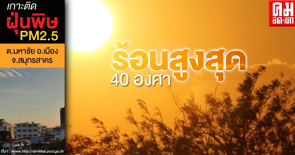 พยากรณ์อากาศ ทั่วไทยอากาศร้อนถึงร้อนจัดอุณหภูมิสูงสุด 40 องศา ภาคใต้ฝนฟ้าคะนอง พยากรณ์อากาศ ทั่วไทยอากาศร้อนถึงร้อนจัดอุณหภูมิสูงสุด 40 องศา ภาคใต้ฝนฟ้าคะนอง