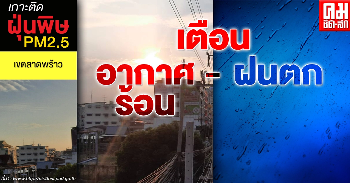 กรมอุตุฯ ชี้ทั่วไทยอากาศร้อนหลายพื้นที่ และมีฝนฟ้าคะนอง กรมอุตุฯ ชี้ทั่วไทยอากาศร้อนหลายพื้นที่ และมีฝนฟ้าคะนอง