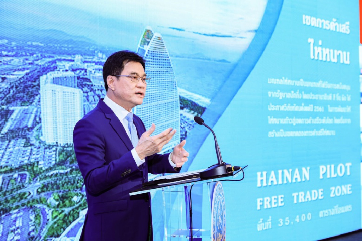 "จุรินทร์ " จัดทัพลุยจีน เน้นไห่หนานเป็นสะพานเชื่อมเศรษฐกิจ หลังจีนฟื้นตัวจากโควิด