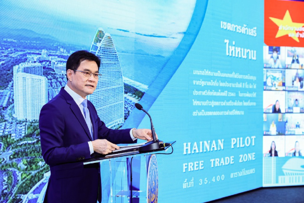 "จุรินทร์ " จัดทัพลุยจีน เน้นไห่หนานเป็นสะพานเชื่อมเศรษฐกิจ หลังจีนฟื้นตัวจากโควิด