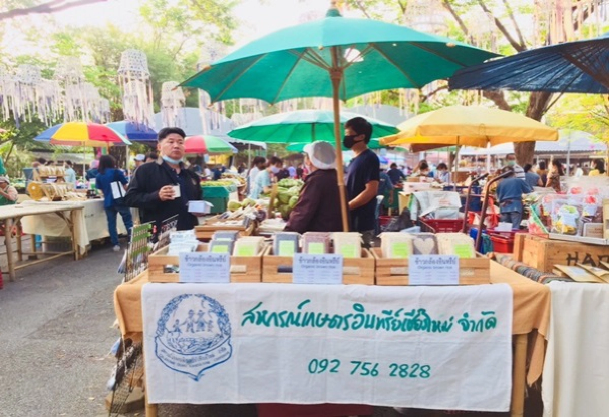 กสส.ปลื้มชาวเชียงใหม่ขานรับสินค้าสหกรณ์ผ่านตลาดจริงใจขายได้ 2 หมื่นบาทต่อวัน