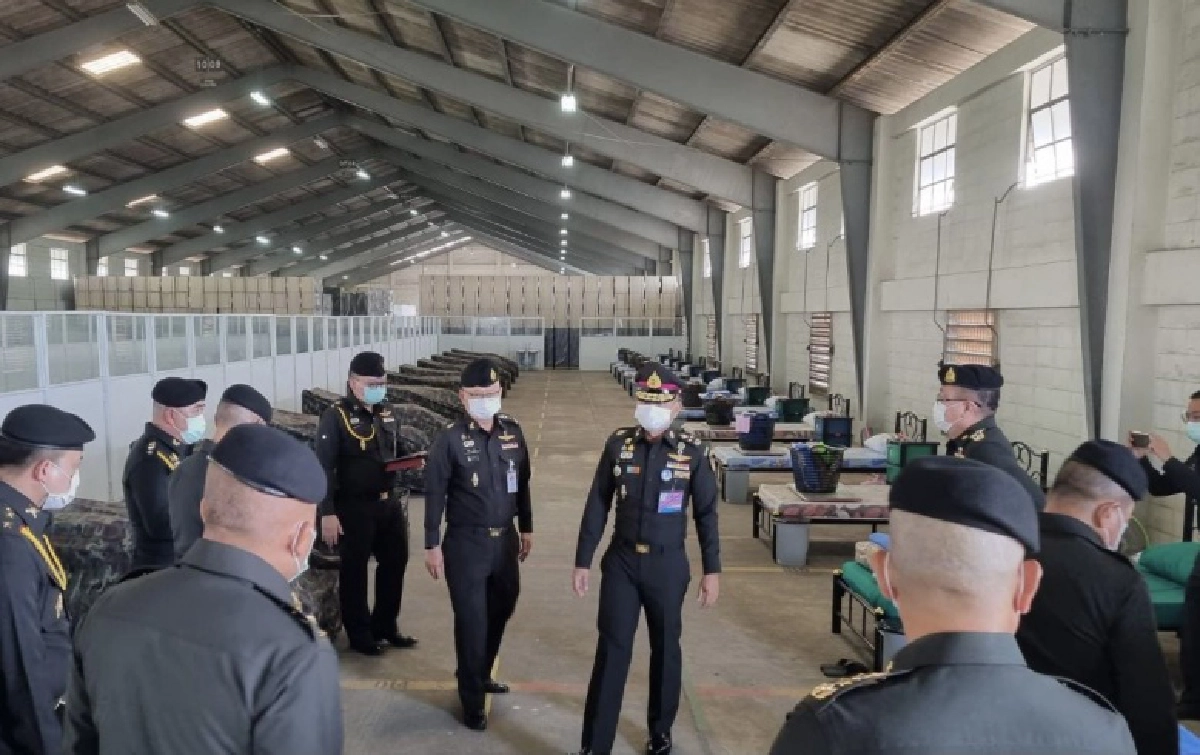 กองทัพบก เตรียมโรงพยาบาลสนาม ระยะที่ 1  2,220 เตียง กองทัพอากาศ กว่า 600 เตียง รับมือโควิด-19