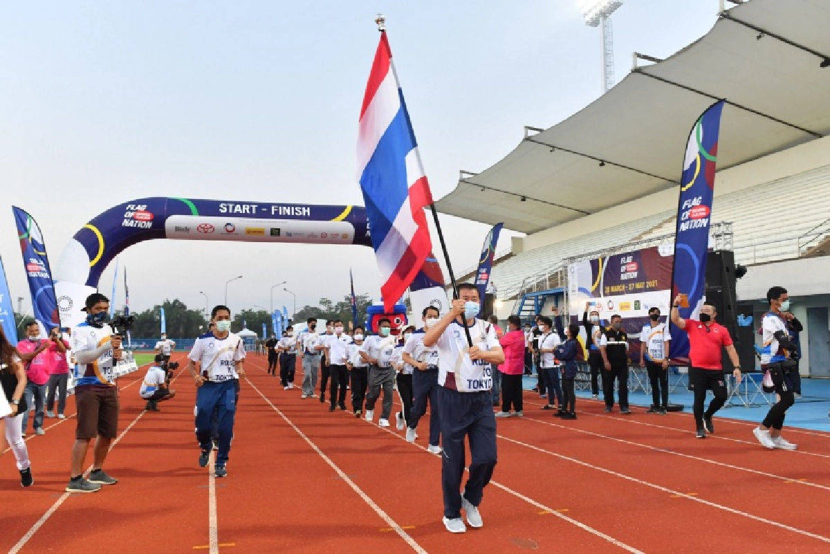รมช.มหาดไทยร่วม วิ่งธงชาติไทย รวมใจสู่ชัยชนะ พื้นที่สงขลา 