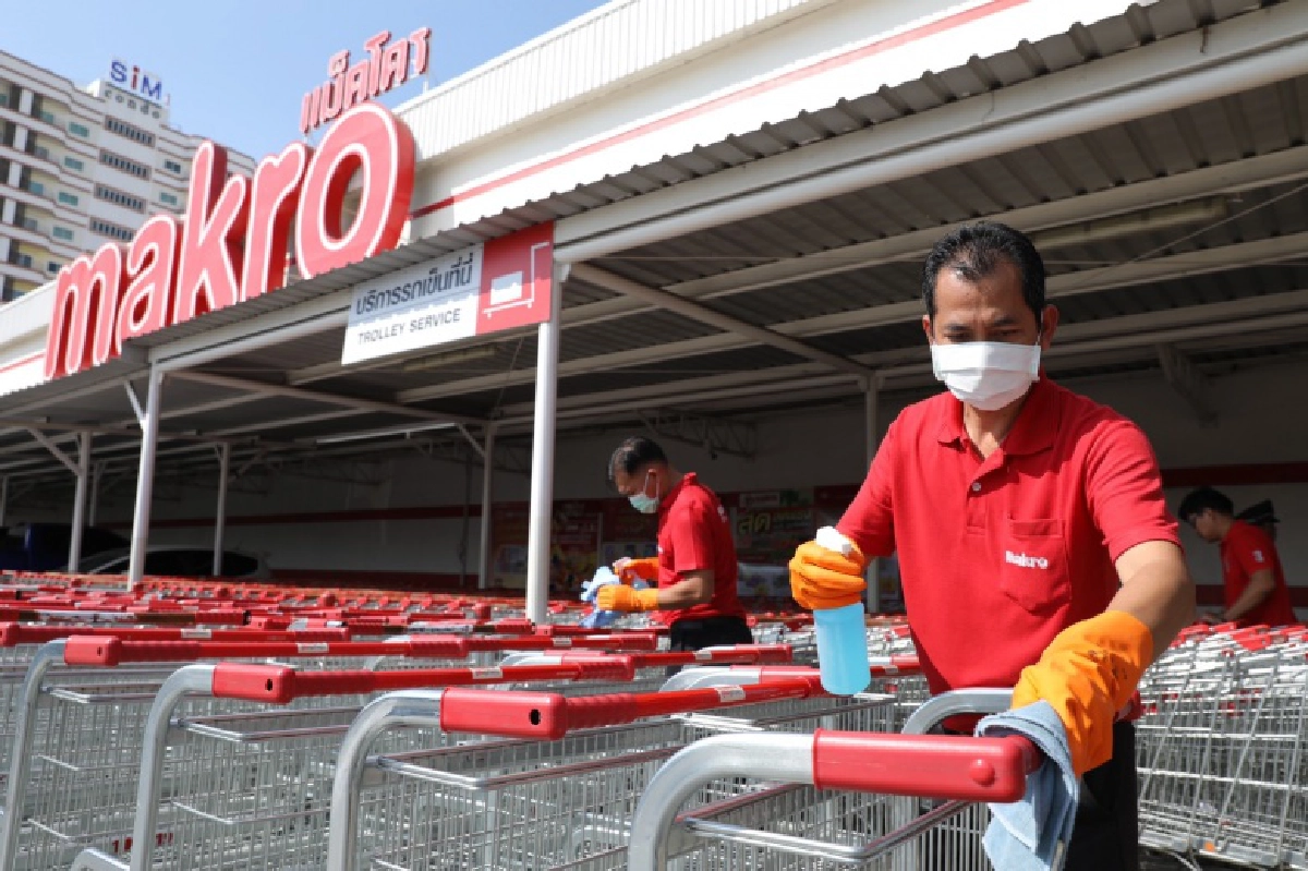 แม็คโคร เตรียมพร้อมสู้โควิดรอบใหม่ เข้มแผนป้องกันสูงสุดทุกสาขา ย้ำมาตรการ "DMHTT" ของกระทรวงสาธารณสุข เพิ่มดีกรีเชิงรุกพนักงาน-ลูกค้า