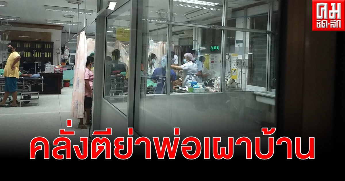 คลุ้มคลั่งไม้หน้าสามฟาดย่าซี่โครงหักทิ่มปอด - พ่อศีรษะแตก จุดไปเผาบ้านวอด คลุ้มคลั่งไม้หน้าสามฟาดย่าซี่โครงหักทิ่มปอด - พ่อศีรษะแตก จุดไปเผาบ้านวอด