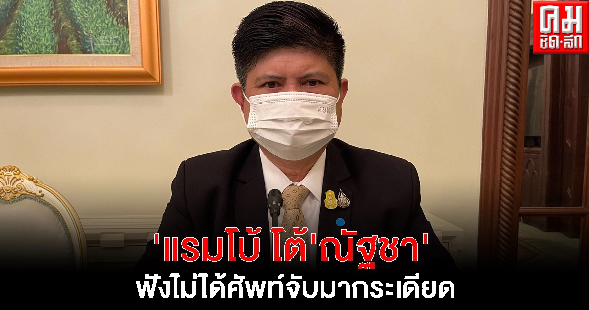 "แรมโบ้" โต้"ณัฐชา" ฟังไม่ได้ศัพท์จับมากระเดียด ยืนยันการออกมาแถลงของ "นายกฯ" เมื่อวานนี้เพื่อเป็นการสื่อสารข้อมูลที่ถูกต้อง 